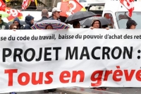 «Μακρόν την έβαψες»: Χιλιάδες διαδηλωτές κατά της εργασιακής μεταρρύθμισης