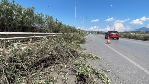 Θεσσαλονίκη: Εργασίες καθαρισμού στη περιφερειακή οδό