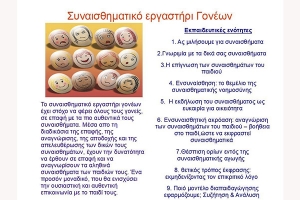 Εργαστήρι Γονέων από τη Βίκυ Καλφοπούλου