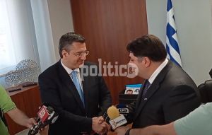 Συνάντηση Τζιτζικώστα με τον Τζορτζ Τσούνη – «Είμαι περήφανος που είμαι πρέσβης των ΗΠΑ στην Ελλάδα» (vid)