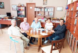 Στα γραφεία των συνταξιούχων ο Στέφανος Παραστατίδης