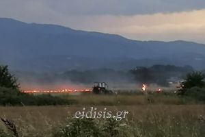 Κινδύνεψαν από τις φλόγες Καμποχώρι και Βαλτοτόπι του δήμου Παιονίας (ΦΩΤΟ)