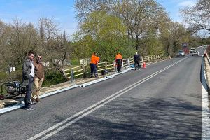 Εργασίες τοποθέτησης προστατευτικών στηθαίων από την Περιφερειακή Ενότητα Κιλκίς