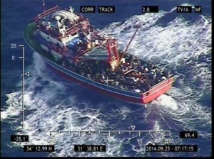 Διασώθηκαν οι 345 μετανάστες στα ανοικτά της Πάφου