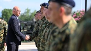 Στην έδρα της 34ης Μηχανοκίνητης Ταξιαρχίας ο Ν. Δένδιας