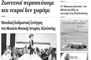 Πέντε χρόνια πριν. Διαβάστε τι έγραφε η καθημερινή εφημερίδα ΠΡΩΙΝΗ του Κιλκίς (19-6-2015)