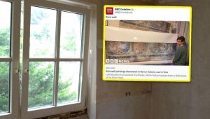 Αγγλία: Έκανε ανακαίνιση την κουζίνα του και ανακάλυψε τοιχογραφία 400 ετών