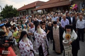 Υποδοχή της τίμιας κάρας του Αγ. Κυπριανού στο Δήμο Παιονίας