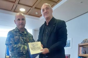 Εθιμοτυπική επίσκεψη του νέου Διοικητή της 71ης Αερομεταφερόμενης Ταξιαρχίας "ΠΟΝΤΟΣ" στον Αντιπεριφερειάρχη Κιλκίς