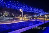 Χριστουγεννιάτικη ατμόσφαιρα στην κεντρική πλατεία Πολυκάστρου