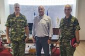 Εθιμοτυπική επίσκεψη του Διοικητή της 1ης Μεραρχίας Πεζικού στον Αντιπεριφερειάρχη Κιλκίς