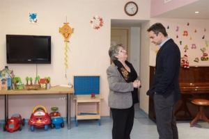 Επίσκεψη Μητσοτάκη στον σύλλογο «Φλόγα»
