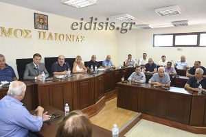 Συνεδρίαση Δημοτικού συμβουλίου Δήμου Παιονίας Πέμπτη 23/7/2020