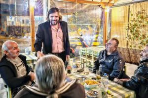Σε χωριά των Κρουσίων και με εργαζόμενους του ΕΟΔΥ ο Πέτρος Παππάς