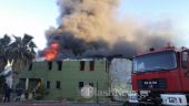 Ηρακλειο: Μεγάλη φωτιά σε εργοστάσιο τυποποίησης ελαιολάδου (φωτό)