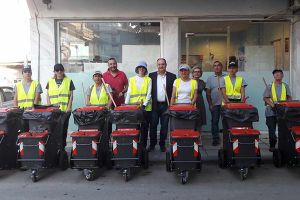 Νέος εξοπλισμός στην καθαριότητα με χειραμαξίδια οδοκαθαριστών στο δήμο Κιλκίς