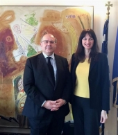 Συνάντηση Ξυδάκη-Κουντουρά για την προβολή της πολιτιστικής κληρονομιάς