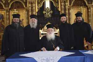 Ο Αρχίμ. Αντίπας Νικηταράς στην Ι.Μ. Κιλκισίου