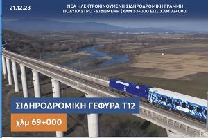 ΒΙΝΤΕΟ: Δείτε το δοκιμαστικό δρομολόγιο στη νέα ηλεκτροκινούμενη σιδηροδρομική γραμμή Πολύκαστρο – Ειδομένη