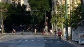 Ένταση στην Ακαδημίας σε διαμαρτυρία για τον Φλόιντ