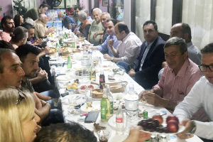 Με στελέχη του των Κρουσίων ξεκίνησε τον προεκλογικό του αγώνα ο βουλευτής Γιώργος Γεωργαντάς