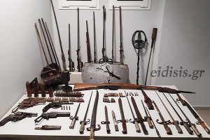Συνελήφθη 32χρονος στο Κιλκίς στο σπίτι του οποίου εντοπίστηκε πλήθος πεπαλαιωμένου πολεμικού υλικού