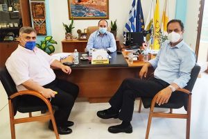 Επίσκεψη Διευθυντή Π.Γ. Προέδρου ΝΔ και Γραμματέα Οργανωτικού στο Δήμαρχο Κιλκίς