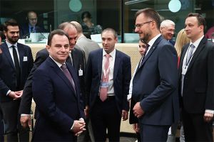 Ισχυρές παρεμβάσεις Γεωργαντά στο συμβούλιο υπουργών της Ε.Ε. για μεταφορά και αποθήκευση σιτηρών, κτηνοτροφία, γεωργία, υδατοκαλλιέργειες