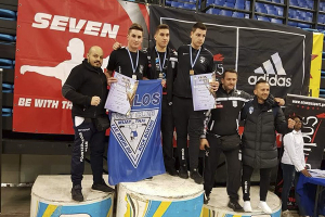 Με δύο αργυρά μετάλλια και ένα χάλκινο ο Άθλος Κιλκίς από το Πανελλήνιο Κυπελλο kickboxing της ΠΟΚ.