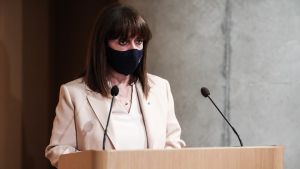 Στο Προξενείο της Ουκρανίας στη Θεσσαλονίκη η Κατερίνα Σακελλαροπούλου