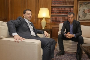 Στο Μαξίμου ο Σταύρος Θεοδωράκης