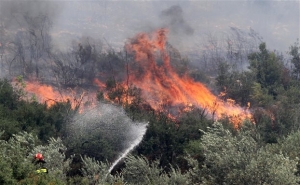 Τρίπολη: Σε εξέλιξη μεγάλη φωτιά στον Πάρνωνα