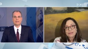 H Χάρις Αλεξίου στον ΣΚΑΪ: Το μήνυμά της για τον κορωνοϊό