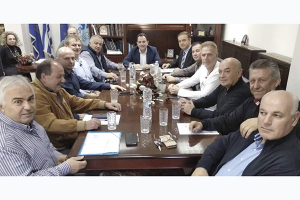 Συνάντηση του Υφυπουργού Γιώργου Γεωργαντά με τον Δήμαρχο και τους Αντιδημάρχους Παιονίας