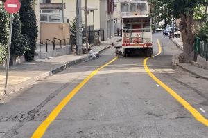 Με διαγραμμίσεις οι οδοί της λαϊκής αγοράς στο Κιλκίς