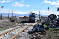 Φλώρινα: Ενας νεκρός από σύγκρουση ΙΧ με αμαξοστοιχία του ΟΣΕ