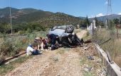 Τροχαίο ατύχημα στη Χαλκιδική – Ζευγάρι ηλικιωμένων στο αυτοκίνητο(φωτο)