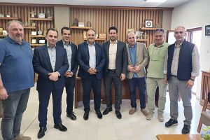 Επίσκεψη Υφυπουργού Ψηφιακής Διακυβέρνησης Κ. Κυρανάκη στον Δήμαρχο Κιλκίς Δ. Κυριακίδη