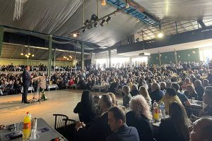 Ο Γ. Γεωργαντάς στην κατάμεστη «Αρένα»: Μήνυμα μεγάλης νίκης της ΝΔ