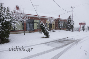 Εικόνες χιονιού στο Μεταλλικό Κιλκίς από τα γραφεία των ΕΙΔΗΣΕΩΝ