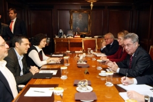 Με τον πρόεδρο της Αυστρίας συναντήθηκε ο Αλέξης Τσίπρας