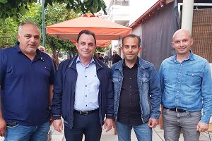 Δωρεά διαδραστικού πίνακα στο Δημοτικό Ευρωπού από τον Γιώργο Γεωργαντά