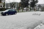 Ισχυρή χαλαζόπτωση στον Ακρίτα Κιλκίς