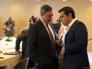 Ντράγκι: Πολύ καλύτερη η κατάσταση στην Ελλάδα, θα υπάρξει συμφωνία - Σε εξέλιξη συνάντηση με τον Τσίπρα στο Νταβός