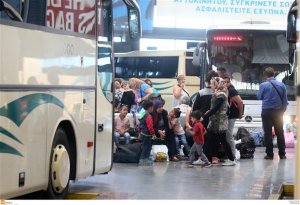 Δράμα : Ανατράπηκε λεωφορείο ΚΤΕΛ