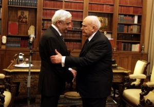 Συνάντηση με τον Κάρολο Παπούλια είχε ο Προκόπης Παυλόπουλος