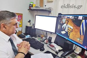 Σε τηλεδιάσκεψη με Κυριάκο Μητσοτάκη ο Μηνάς Παπαδόπουλος