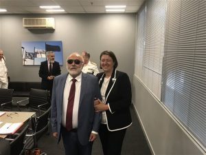 Συνάντηση Π.Κουρουμπλή με ευρωπαία επίτροπο Μεταφορών