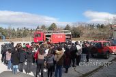 Μαθητές του Λυκείου Πολυκάστρου στην Πυροσβεστική Γουμένισσας