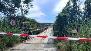 Έλεγχος στατικότητας της γέφυρας στον παράδρομο Μαλγάρων-Κλειδίου